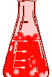 red flask